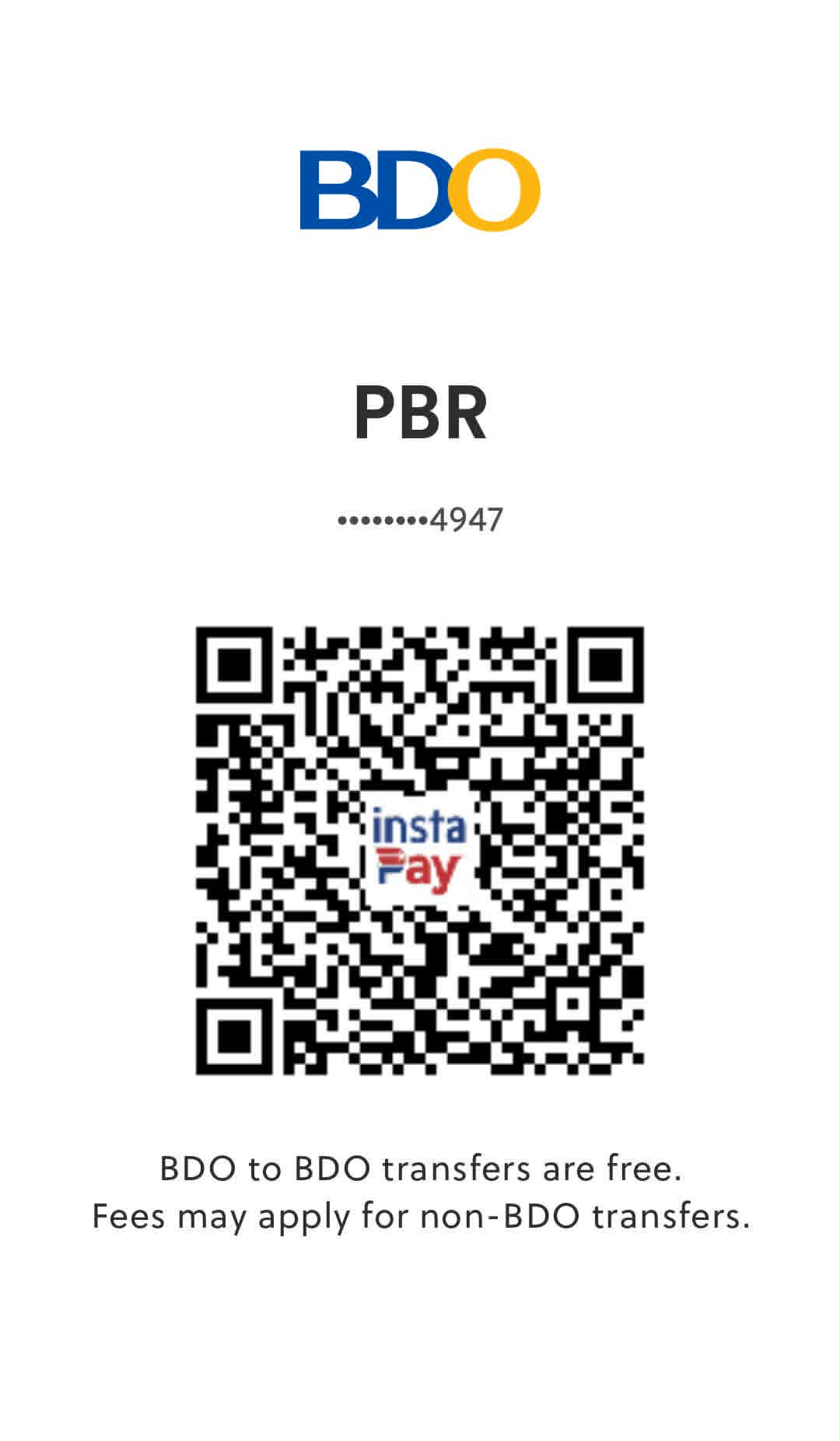 BDO Online QR code
